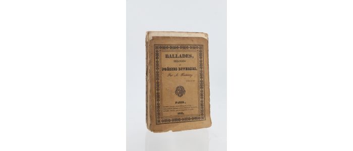 FONTANEY : Ballades, mélodies et poésies diverses - First edition - Edition-Originale.com