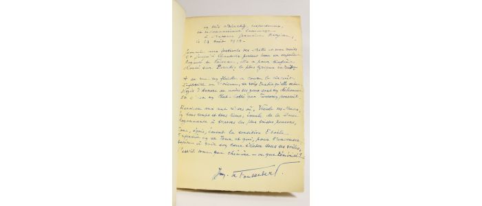 FONTAUBERT : Sur la tombe de Pierre Loti - Signiert, Erste Ausgabe - Edition-Originale.com