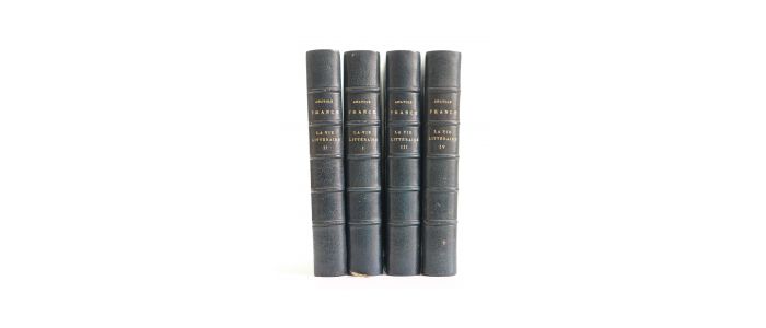 FRANCE : La vie littéraire. Volumes I II, III & IV - Signiert, Erste Ausgabe - Edition-Originale.com