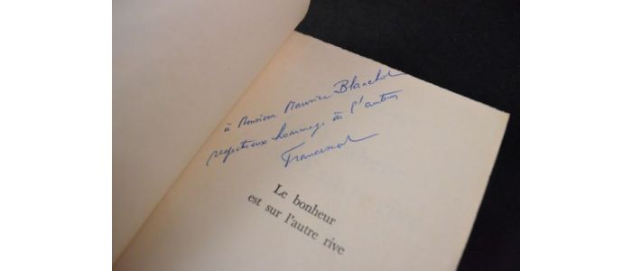 FRANCESCAT : Le bonheur est sur l'autre rive - Signed book, First edition - Edition-Originale.com