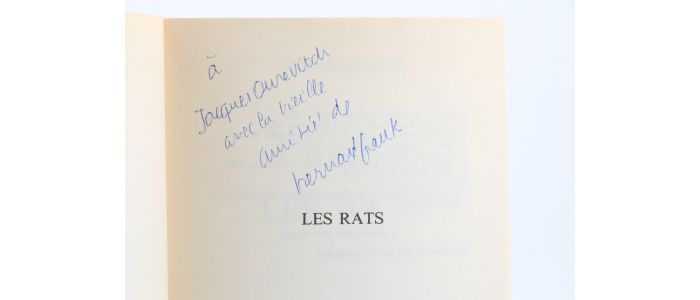 FRANK : Les Rats - Signiert, Erste Ausgabe - Edition-Originale.com
