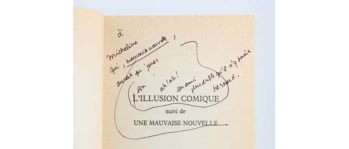 FRANK : L'illusion comique - Autographe, Edition Originale - Edition-Originale.com