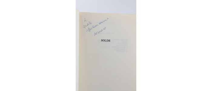 FRANK : Solde - Libro autografato, Prima edizione - Edition-Originale.com