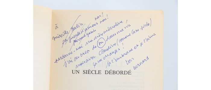 FRANK : Un siècle débordé - Signiert, Erste Ausgabe - Edition-Originale.com