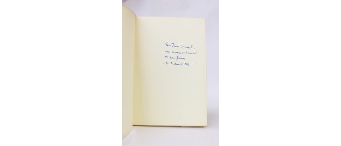 FREMON : Discours de la fatigue - Autographe, Edition Originale - Edition-Originale.com