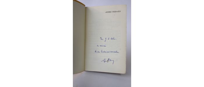 FRENAUD : Agonie du Général Krivitski - Autographe, Edition Originale - Edition-Originale.com
