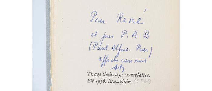 FRENAUD : La nuit des prestiges - Libro autografato, Prima edizione - Edition-Originale.com