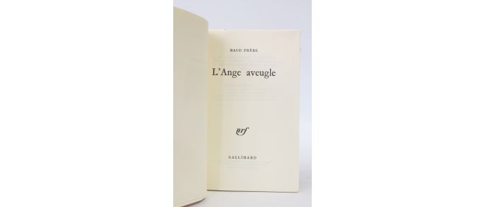 FRERE : L'ange aveugle - Prima edizione - Edition-Originale.com