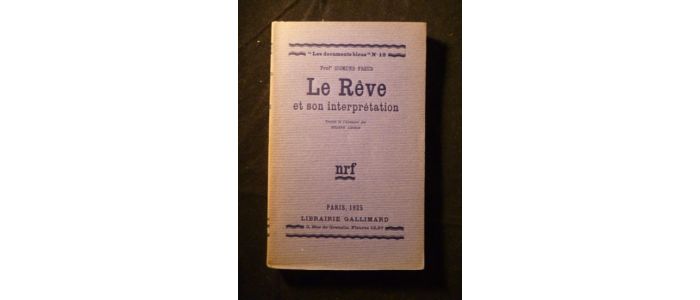 Freud Le Rêve Et Son Interprétation First Edition - 