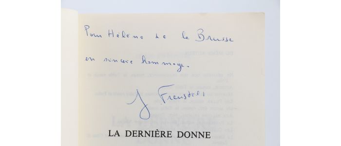 FREUSTIE : La dernière donne - Signed book, First edition - Edition-Originale.com