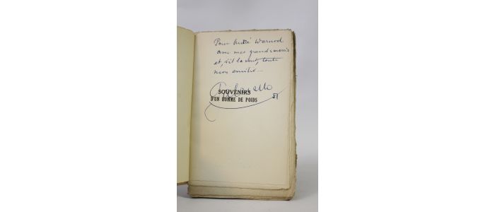 GABRIELLO : Souvenirs d'un homme de poids - Signed book, First edition - Edition-Originale.com