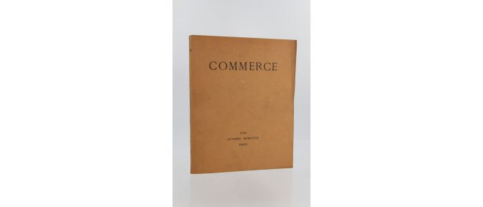 GARCIA LORCA : Commerce Cahier XVII de l'automne 1928 - Erste Ausgabe - Edition-Originale.com