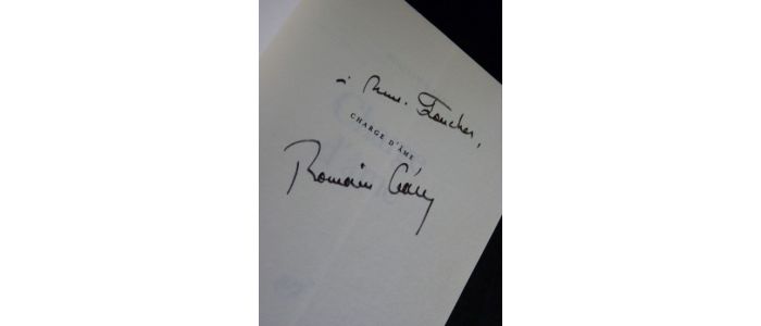 GARY : Charge d'âme - Signed book, First edition - Edition-Originale.com