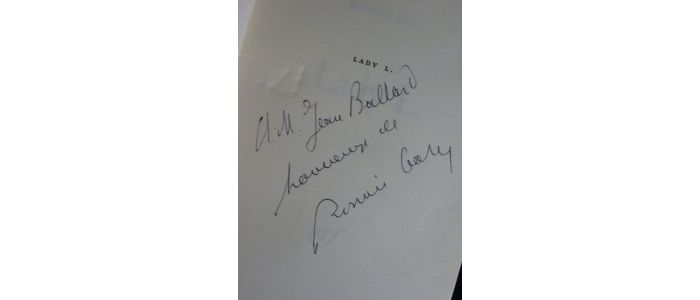 GARY : Lady L - Libro autografato, Prima edizione - Edition-Originale.com