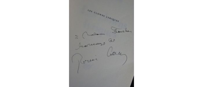 GARY : Les clowns lyriques - Signed book, First edition - Edition-Originale.com