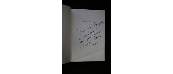 GARY : Pour Sganarelle - Signed book, First edition - Edition-Originale.com