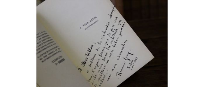 GARY : Tulipe - Libro autografato, Prima edizione - Edition-Originale.com