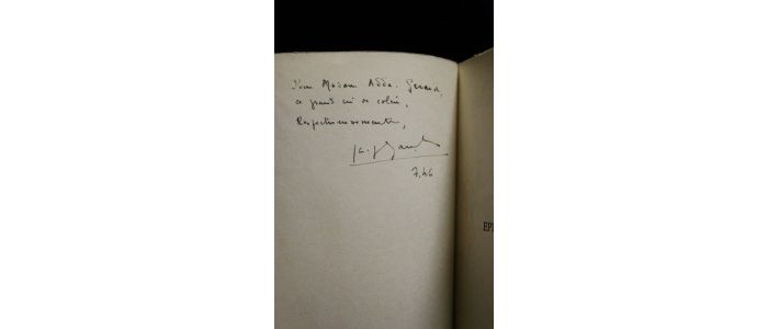 GAUCHERON : La grande épitaphe-misère - Signed book, First edition - Edition-Originale.com