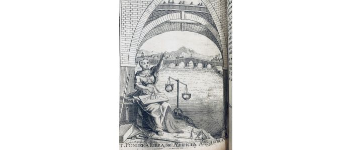 GAUTIER : Traité des ponts, ou il est parlé de ceux des Romains & de ceux des Modernes [Ensemble]  Dissertation sur l'épaisseur des culées de ponts, sur la largeur des piles, sur la portée des voussoirs, sur l'effort et la pesanteur des arches... - Erste Ausgabe - Edition-Originale.com