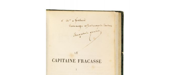 GAUTIER : Le capitaine Fracasse - Libro autografato, Prima edizione - Edition-Originale.com