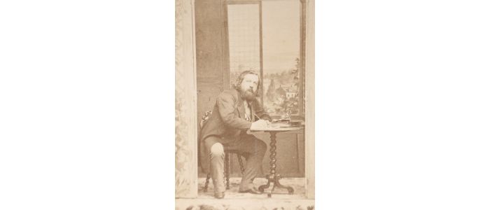 GAUTIER : [PHOTOGRAPHIE] Portrait photographique de Théophile Gautier - First edition - Edition-Originale.com