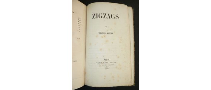 GAUTIER : Zigzags - Edition Originale - Edition-Originale.com