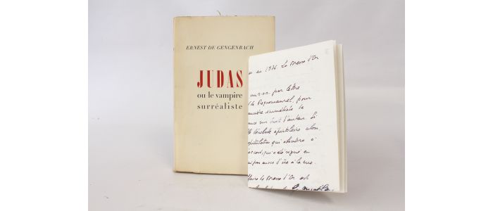 GENGENBACH : Judas ou le vampire surréaliste - Autographe, Edition Originale - Edition-Originale.com