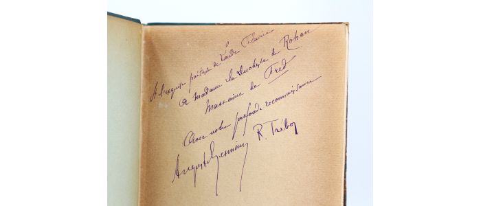 GERMAIN : Fred - Exemplaire de la Duchesse de Rohan à qui est dédié l'ouvrage - Autographe, Edition Originale - Edition-Originale.com