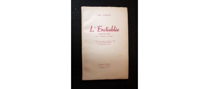 GERMAIN : L'endiablée - Signiert, Erste Ausgabe - Edition-Originale.com