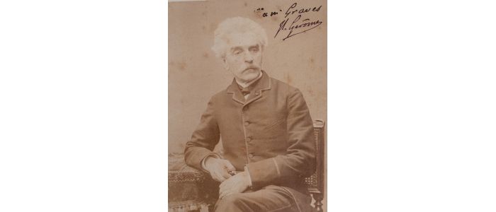 GEROME : [PHOTOGRAPHIE] Portrait photographique de Jean-Léon Gérôme dédicacé - Autographe, Edition Originale - Edition-Originale.com