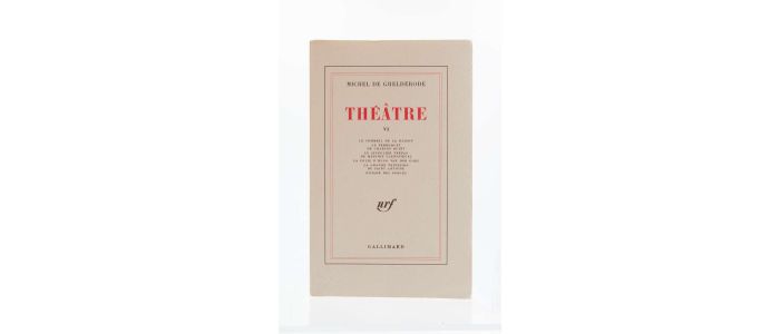 GHELDERODE : Théâtre VI - Prima edizione - Edition-Originale.com