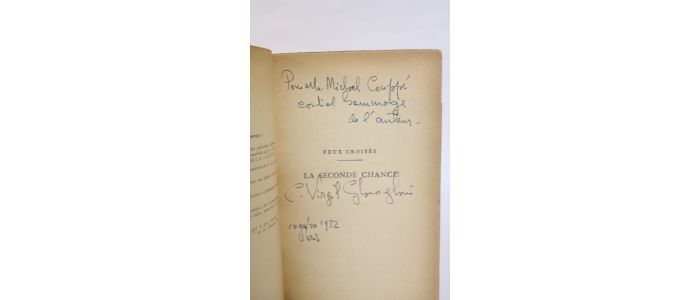 GHEORGHIU : La seconde chance - Libro autografato, Prima edizione - Edition-Originale.com