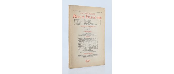 GIDE : La N.R.F. N°268 de la 24ème année - Prima edizione - Edition-Originale.com