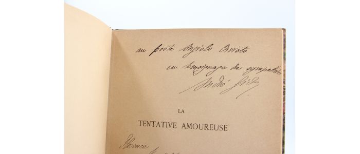 GIDE : La tentative amoureuse - Signiert, Erste Ausgabe - Edition-Originale.com
