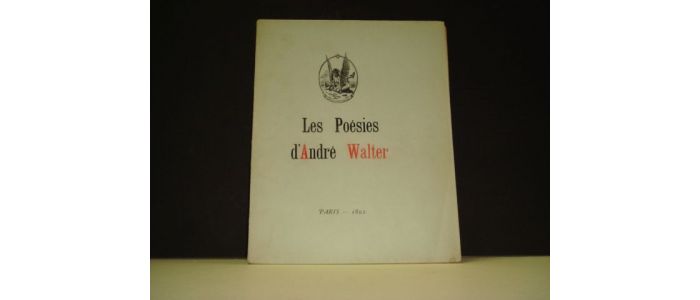 GIDE : Les poésies d'André Walter - Autographe, Edition Originale - Edition-Originale.com