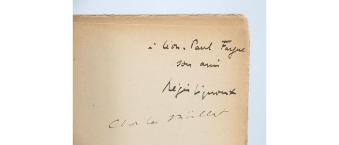 GIGNOUX : Mil neuf cent douze - Exemplaire de Léon-Paul Fargue - Autographe, Edition Originale - Edition-Originale.com