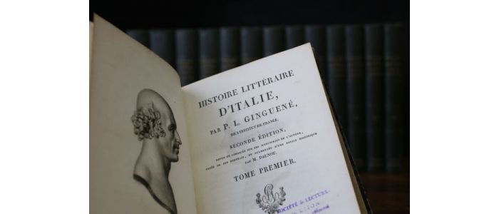 GINGUENE : Histoire littéraire d'Italie - Edition-Originale.com