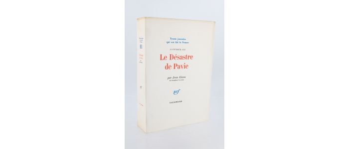 GIONO : Le Désastre de Pavie - 24 Février 1525 - Edition Originale - Edition-Originale.com