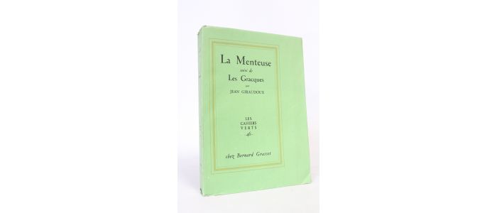 GIRAUDOUX : La menteuse suivi de Les Gracques - Erste Ausgabe - Edition-Originale.com