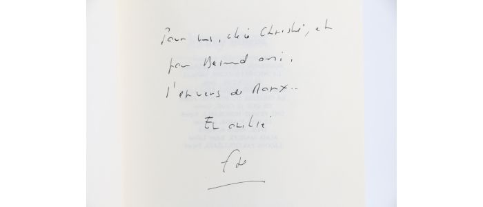 GIROUD : Jenny Marx ou la femme du diable - Signed book, First edition - Edition-Originale.com