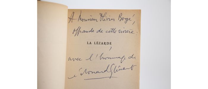 GLISSANT : La Lézarde - Libro autografato, Prima edizione - Edition-Originale.com