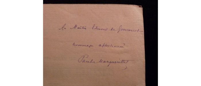 GONCOURT : La Force des choses - Libro autografato, Prima edizione - Edition-Originale.com