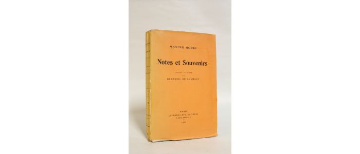 GORKI : Notes et souvenirs - Erste Ausgabe - Edition-Originale.com