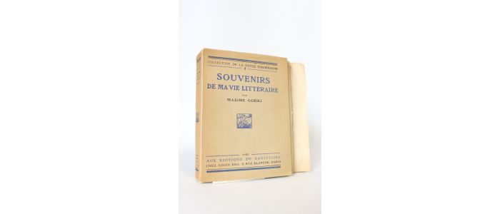 GORKI : Souvenirs de ma vie littéraire - First edition - Edition-Originale.com
