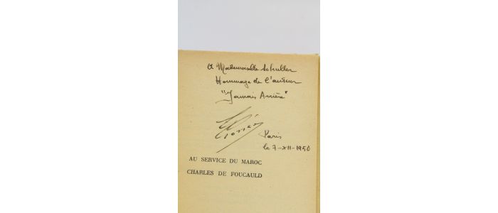 GORREE : Au service du Maroc, Charles de Foucauld - Libro autografato - Edition-Originale.com