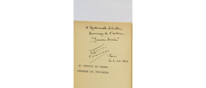 GORREE : Au service du Maroc, Charles de Foucauld - Signiert - Edition-Originale.com