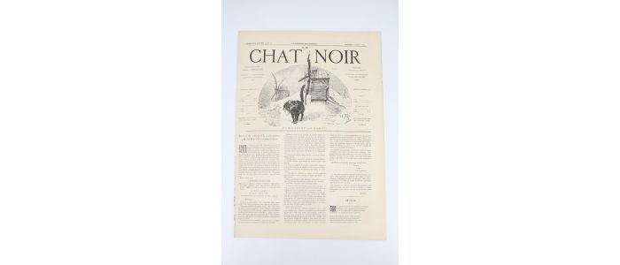 GOUDEAU : Le Chat noir N°23 de la première année du samedi 17 Juin 1882 - Erste Ausgabe - Edition-Originale.com