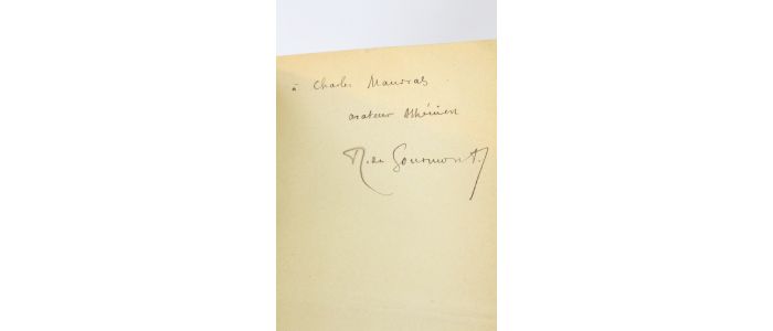 GOURMONT : Epilogues - Signed book, First edition - Edition-Originale.com