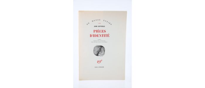GOYTISOLO : Pièces d'Identité - First edition - Edition-Originale.com