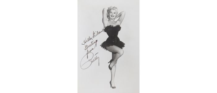 GRABLE : Photographie dédicacée de Betty Grable, la première pin-up de l'histoire du music-hall - Autographe, Edition Originale - Edition-Originale.com